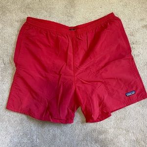 Large Red Men’s Patagonia Baggies Shorts